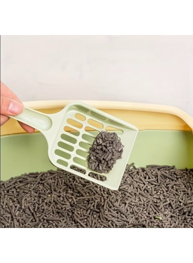 Multicolor Plastic Cat Litter Scoop – Litter Box Cleaning Tool with Wide Slots for Fast Sand Sifting and a Comfortable Handle - Image 4