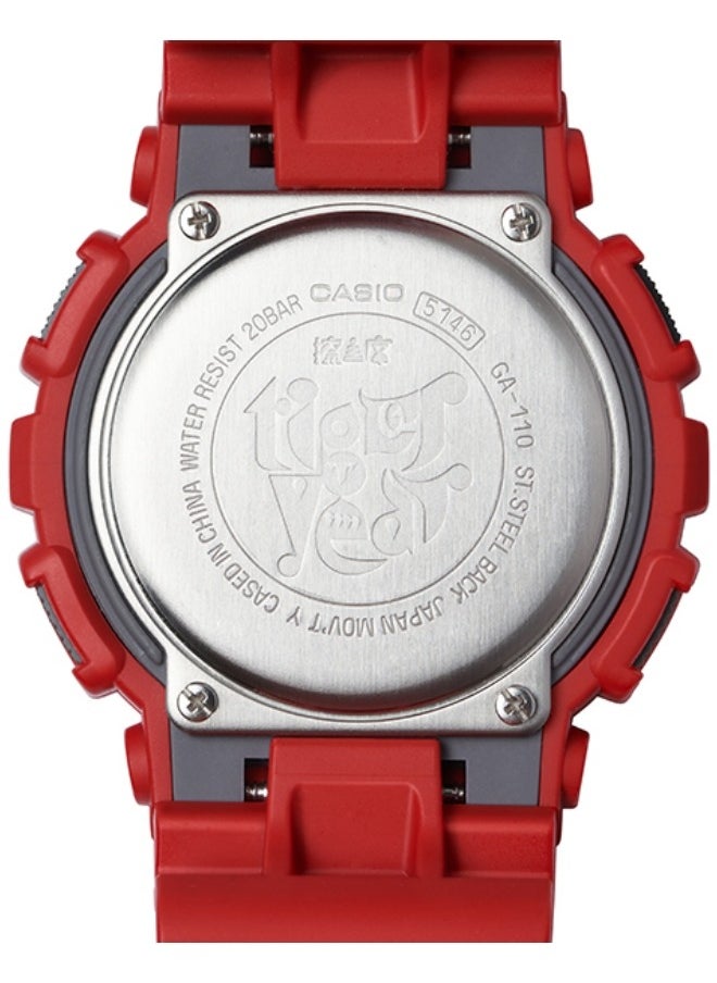 Shock Athletic - G-Shock Red Watch for Men GA-110CCA21-4PFC - Image 1