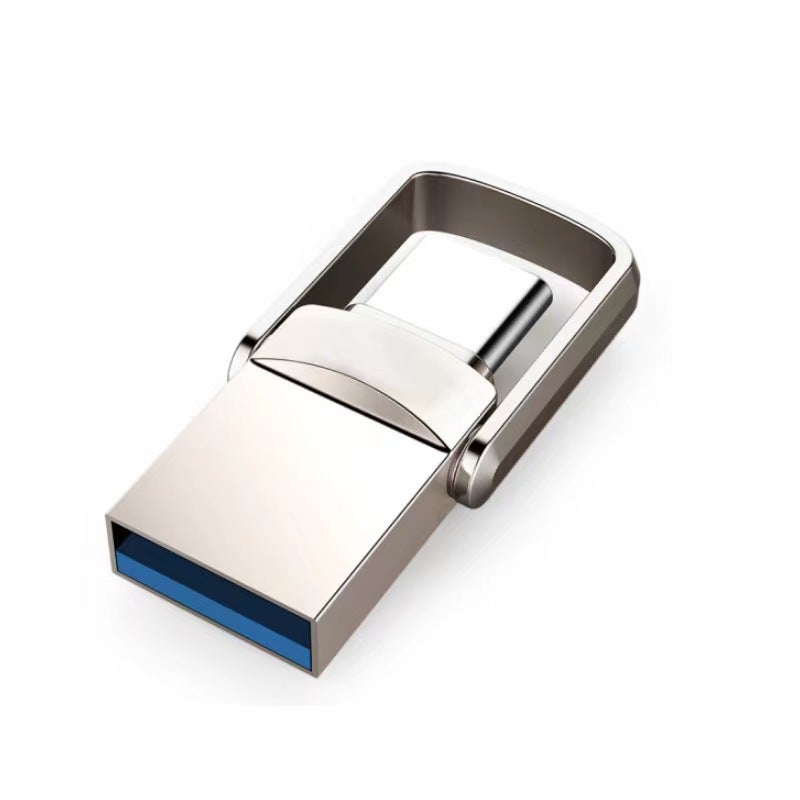 Extreme Speed 1TB/2TB Type-C Dual USB Storage Drive Silver 