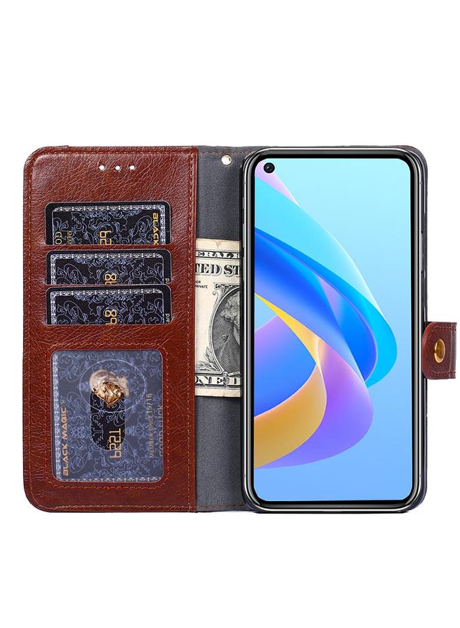 Zaboon Case For Huawei nova 8i Zipper Bag PU + TPU Horizontal Flip Leather Phone Case - Image 4