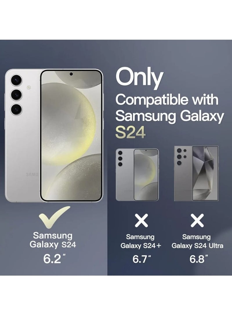traditious Samsung Galaxy S24 Clear Transparent Case with MagSafe - Slim, Durable, Shockproof Cover for S24  - Image 2