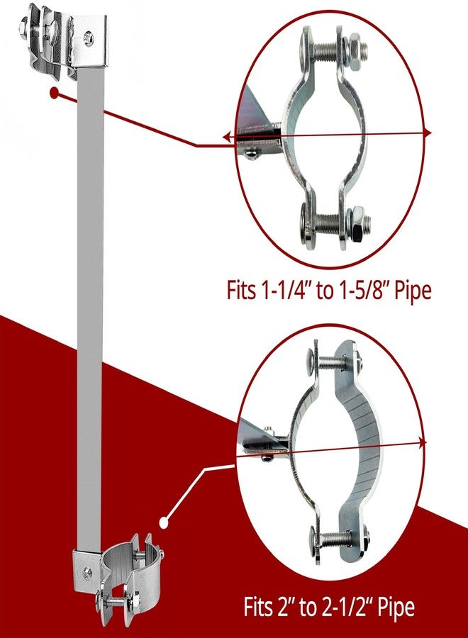 GearHill Automatic Gate Closer with Heavy Duty Steel Bar, Self Closing Gate Hinges Ideal for Metal Gate in The Outdoors Like in The Backyard, for Dog Fence, Pool gate - Image 2