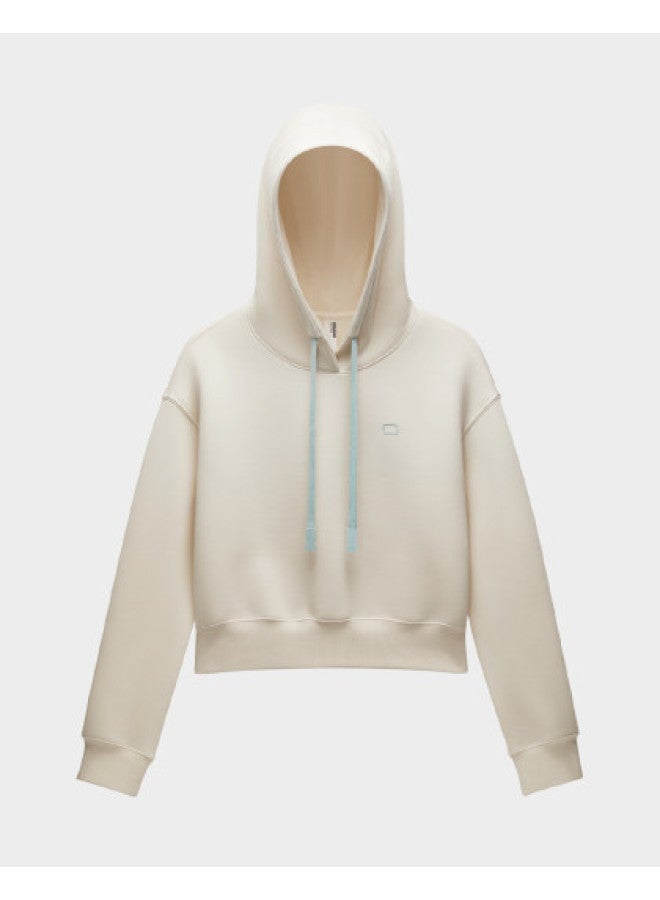 Bananain Liu Haocun Same Style 503Relax Women'S Hooded Four Seasons Cropped Sweatshirt For Leg-Lengthening Effect - Image 1