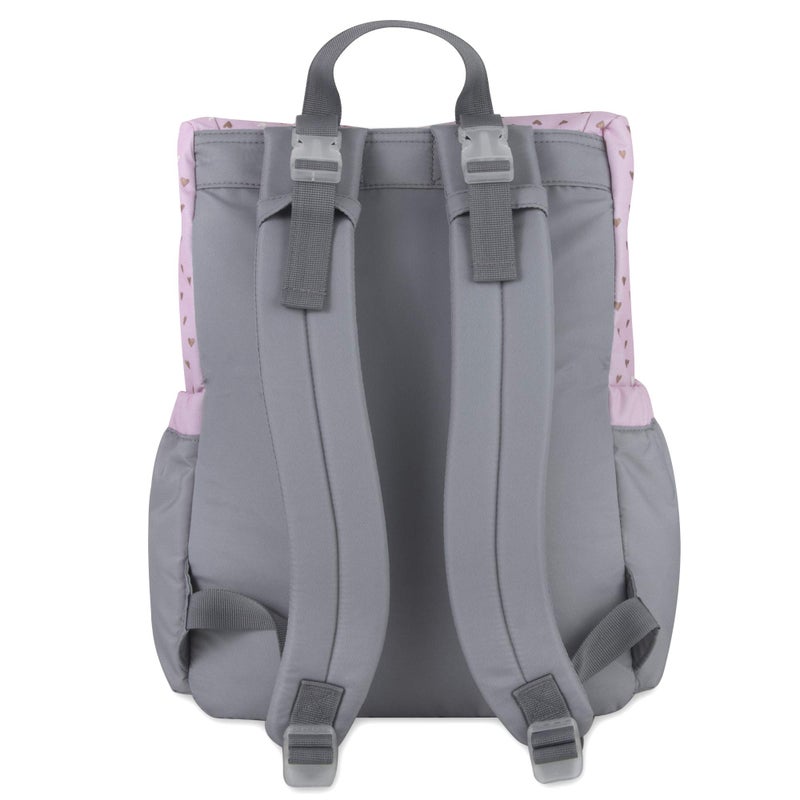Baby Essentials Diaper Bag Backpack 5 Piece Set with Sun, Moon, and Stars, Wipes Pocket, Stroller Straps, Dirty Diaper Pouch, Changing Pad (Grey/Blue Backpack) - Image 5