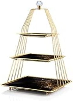 Lotus Carrier 17010, Sia Pyramid, 3 floors, multiple colors, Lotus, Fathi Mahmoud (6 pie plates + 6 gateau plates + 6 bowls of soup + 6 skewers) 