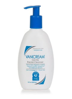 Vanicream Vanicream Gentle Facial Cleanser for sensitive skin with pump dispenser - dye free, fragrance free, preservative free - oil free and non comedogenic - dermatologist d - 8 ounce  - Image 1
