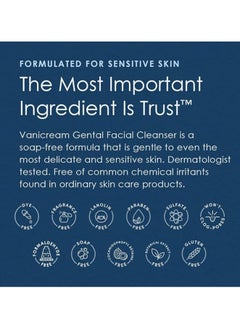 Vanicream Vanicream Gentle Facial Cleanser for sensitive skin with pump dispenser - dye free, fragrance free, preservative free - oil free and non comedogenic - dermatologist d - 8 ounce  - Image 4