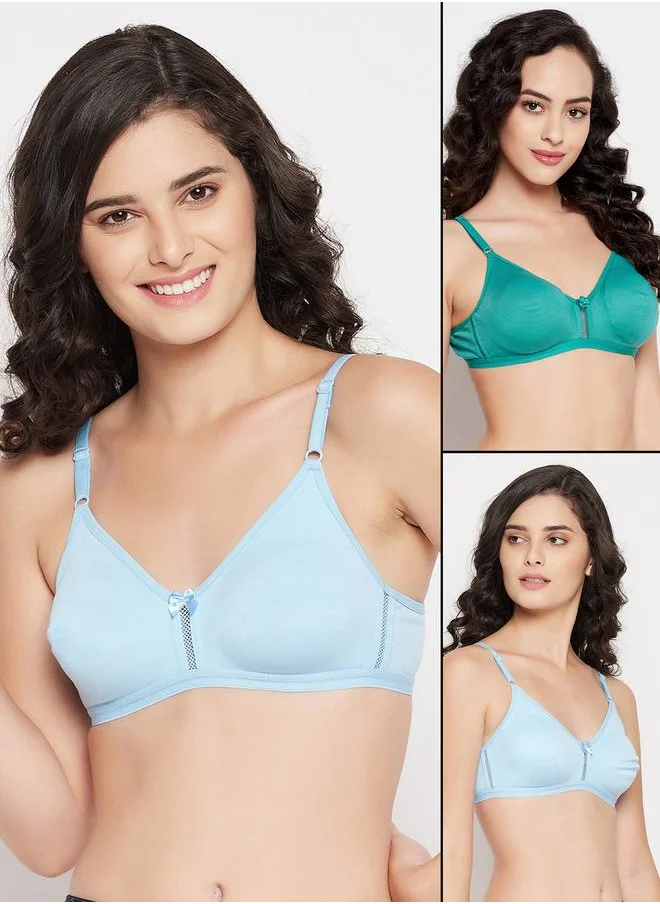 كلوفيا Clovia Pack of 2 - Non-Padded Non-Wired Full Cup Bra
