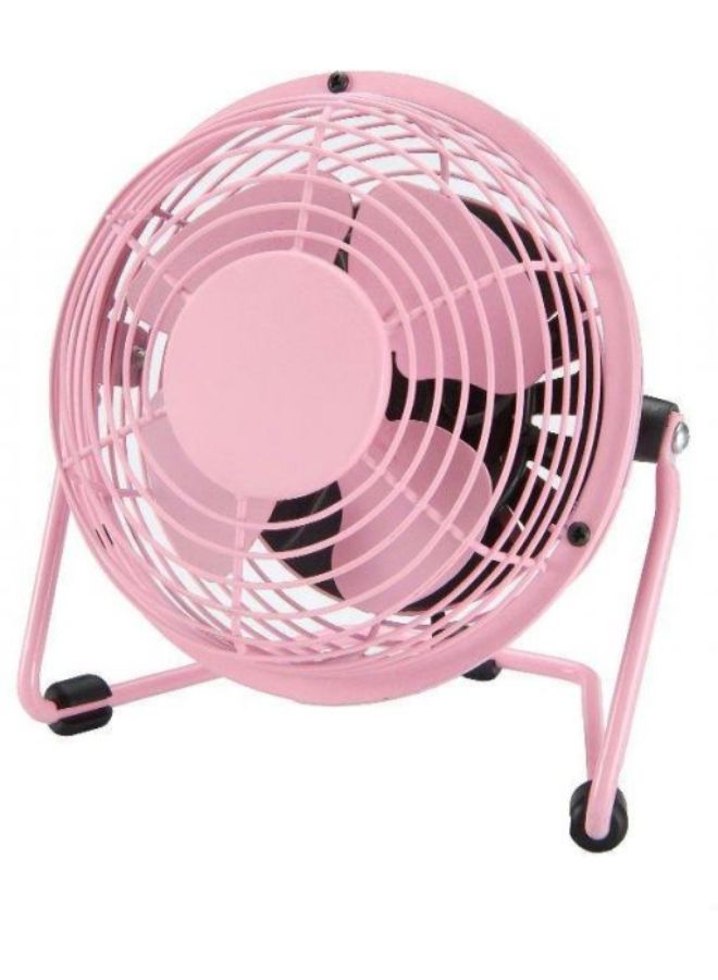 Loquat USB Mini Fan 13cm Pink/Black  - Image 2