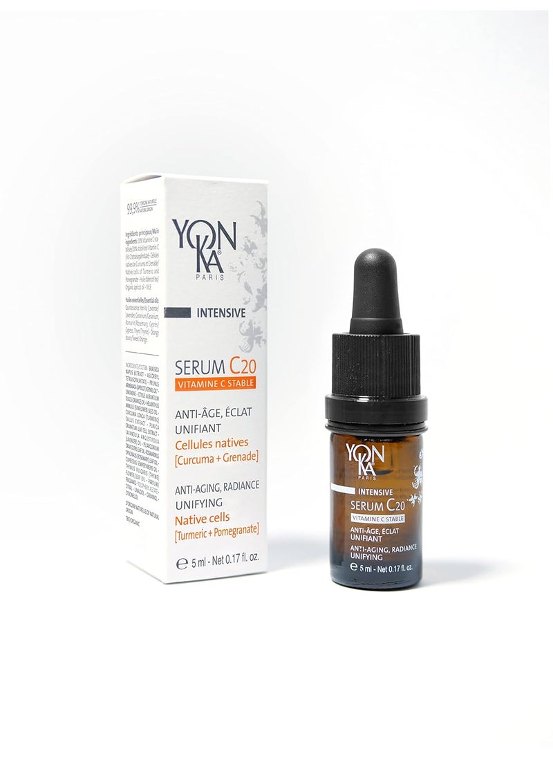Yonka YonKa Vitamin C Face Serum AntiAging Serum with Concentrated Vitamin C Nutrient Rich and Wrinkle Reducer 5ml 