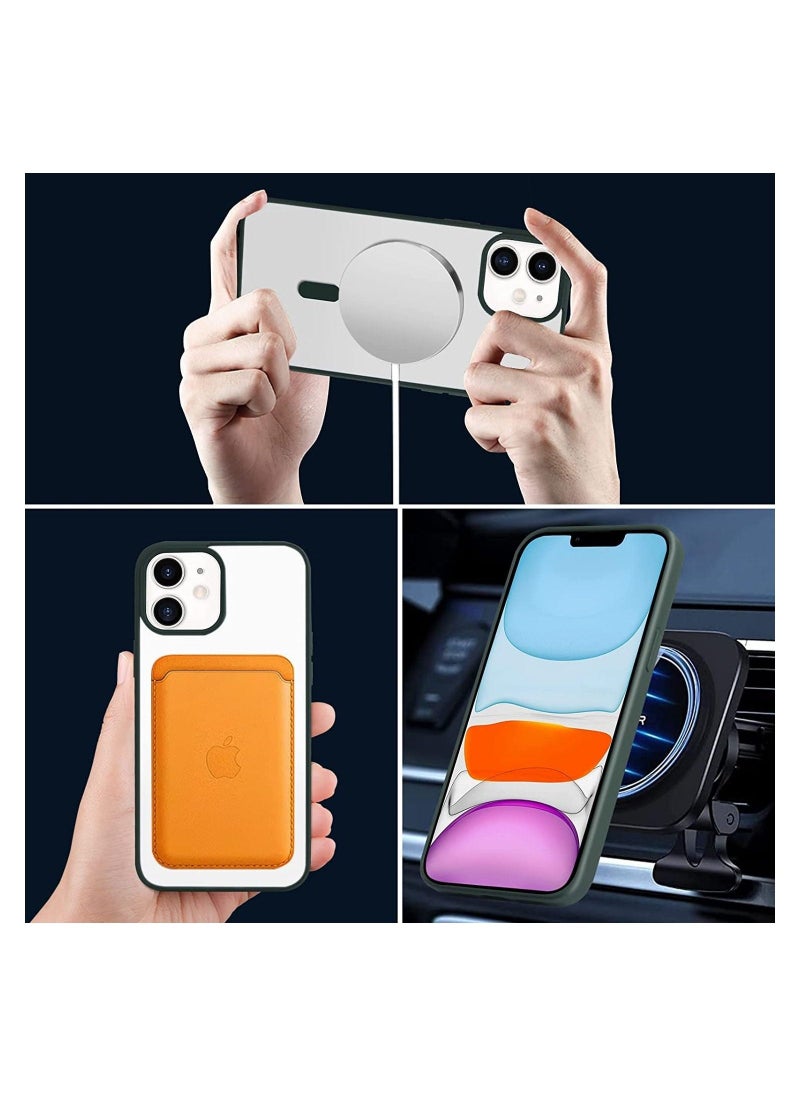 iPhone 11 Case Clear Magsafe Slim Cover, Ultra-Thin Shockproof and Anti-Yellow Transparent Protective Cover