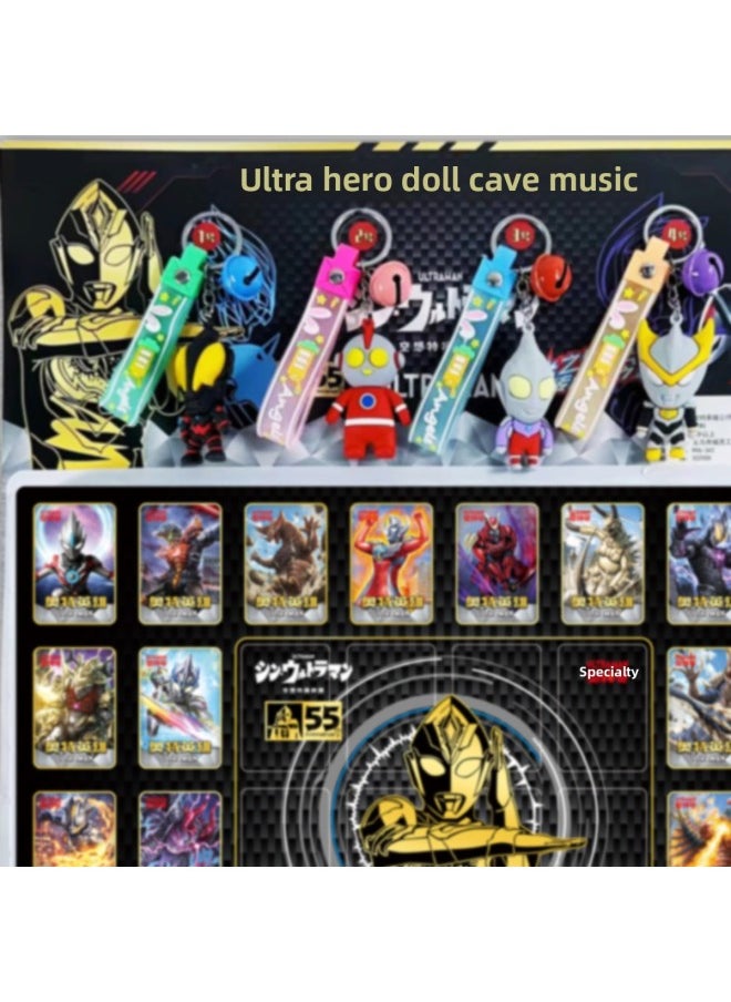 ماركة غير محددة 40 In Altman Hero Doll Cave Le Cartoon Keychain Boy School Bag شنقا الحلي هدية لطلاب المدارس الابتدائية - اللون: 40 In The Elf Baby Pikachu Doll قلادة ثقب الموسيقى - مع 4 المعلقات  - Image 4