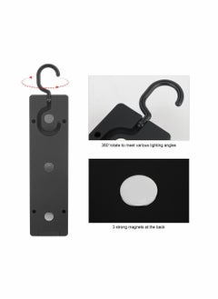 SYOSI LED Inspection lamp, Portable 72 LED Light Bulbs Flashlight Torch Work Light with a 360° Rotatable Hanging Hook and 3 Strong Magnets for Car Truck Repairing Workshop Garage Camping Emergency  - Image 3