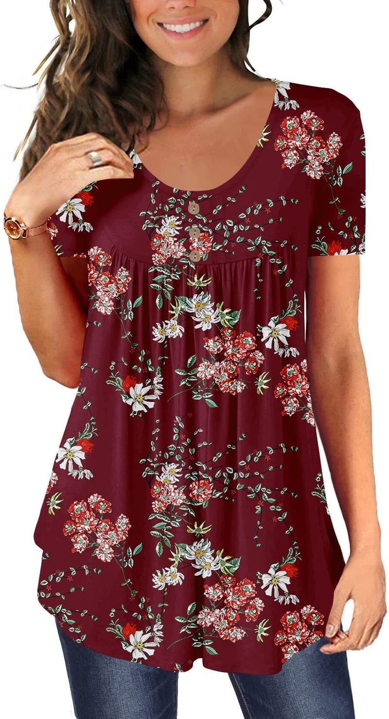 2025 Cross-Border and Spring and Summer Wish New Women''s Printed Round Neck T-Shirt Short-Sleeved Loose Top T-Shirt - Image 1