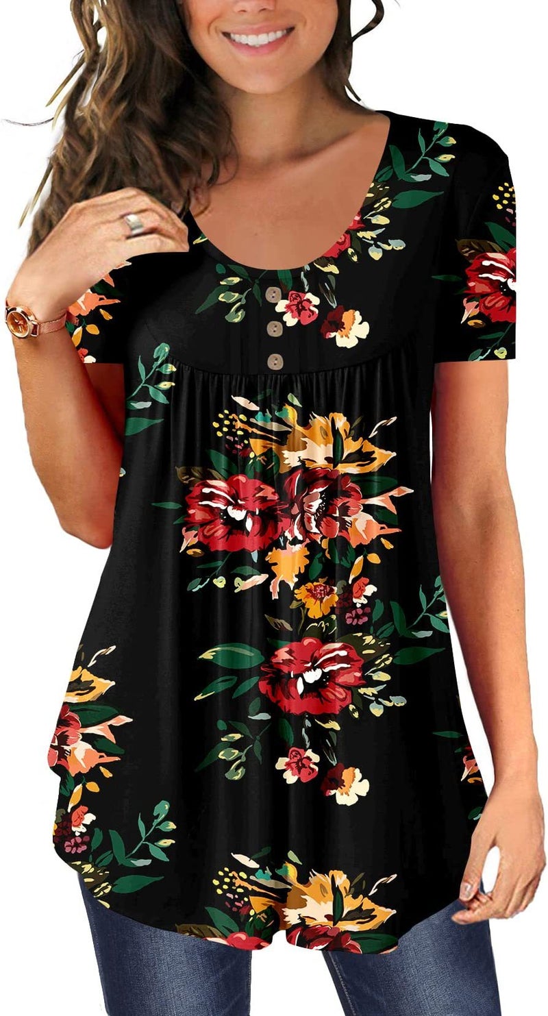 2025 Cross-Border and Spring and Summer Wish New Women''s Printed Round Neck T-Shirt Short-Sleeved Loose Top T-Shirt - Image 4
