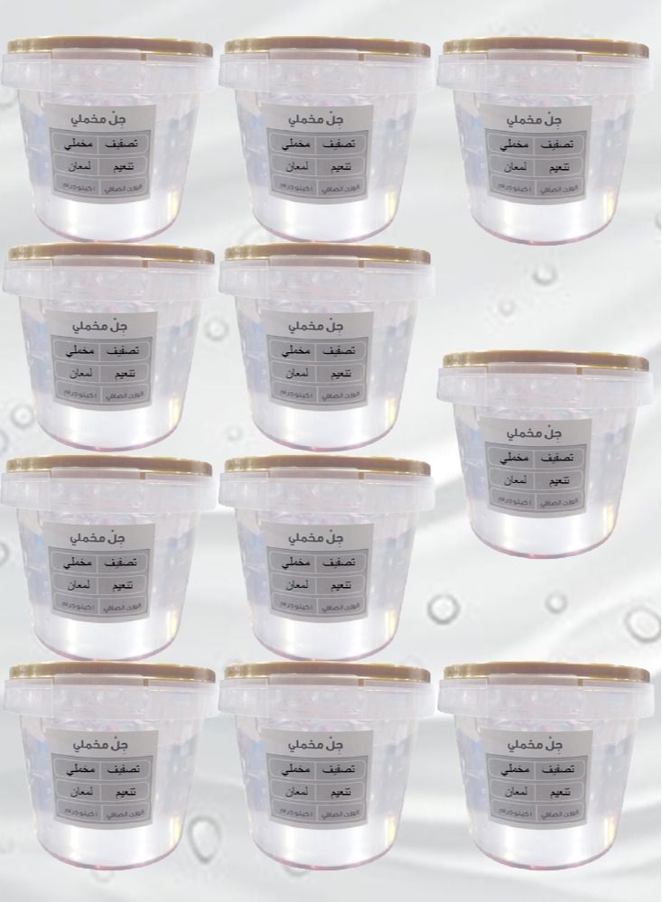 11 Pieces Moisturizing velvety gel with smoothness high absorption fast absorption high softening natural ingredients for the skin a digital multivitamin group 1000 grams. - Image 1