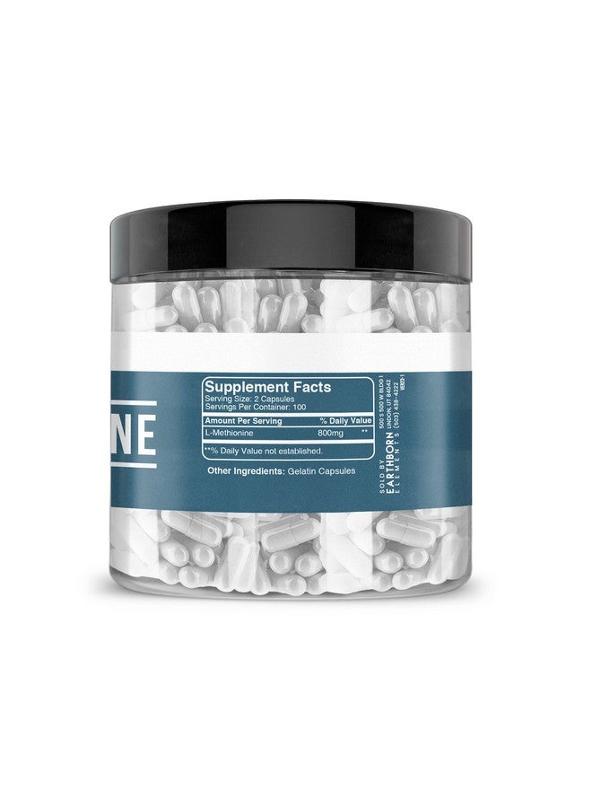 earthborn elements Lmethionine 200 Capsules Pure & Undiluted No Additives - Image 5