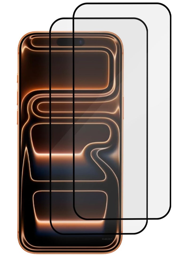 2 Pack Screen Protector for iPhone 17 Pro tempered Glass Screen Protector 9H hardness Scratch Resistance iPhone 17 Pro edge to edge glass Tempered Glass - Image 1