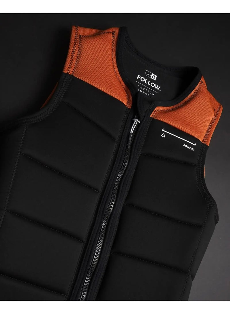 Follow Section Impact Vest (Orange/Black) - Image 4