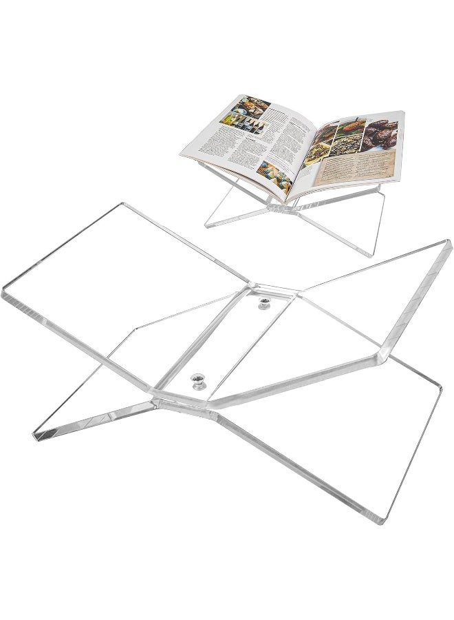 TPGP Acrylic Book Holder, Clear Book Stand For Cook Book Display - Image 1