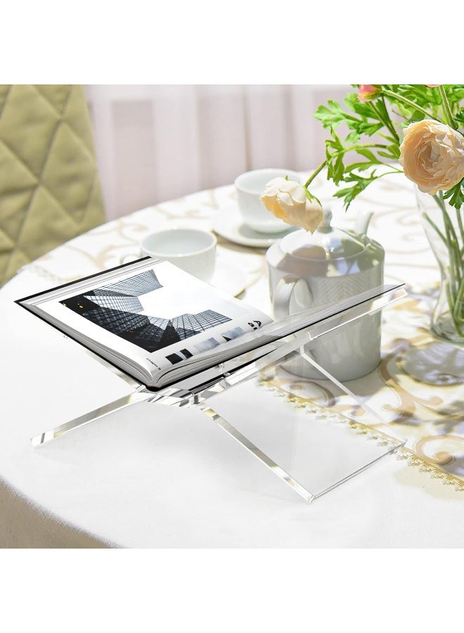 TPGP Acrylic Book Holder, Clear Book Stand For Cook Book Display - Image 2