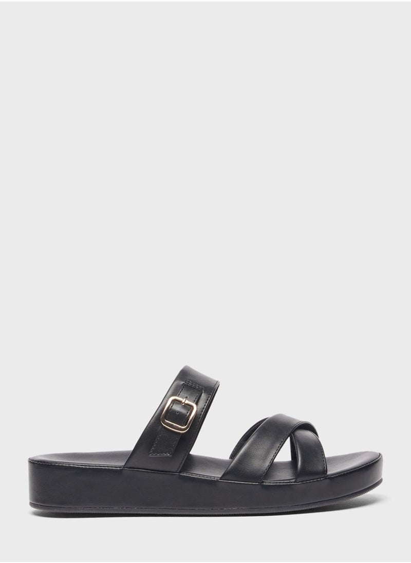 Le Confort - Open Toe Wedge Sandals - Image 1
