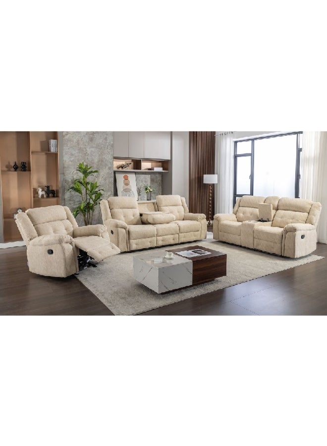 Micasa Elegant And Modern Design 6-Seater Sofa Set Mocha 137.82 X 137.82 X 137.82 Cm Sx-81280Moc - Image 3