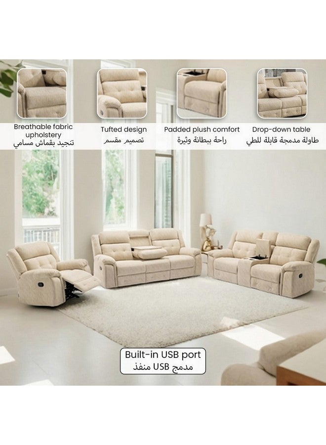 Micasa Elegant And Modern Design 6-Seater Sofa Set Mocha 137.82 X 137.82 X 137.82 Cm Sx-81280Moc - Image 5