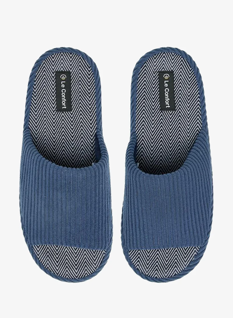 Le Confort Men Open Toe Bedroom Slippers