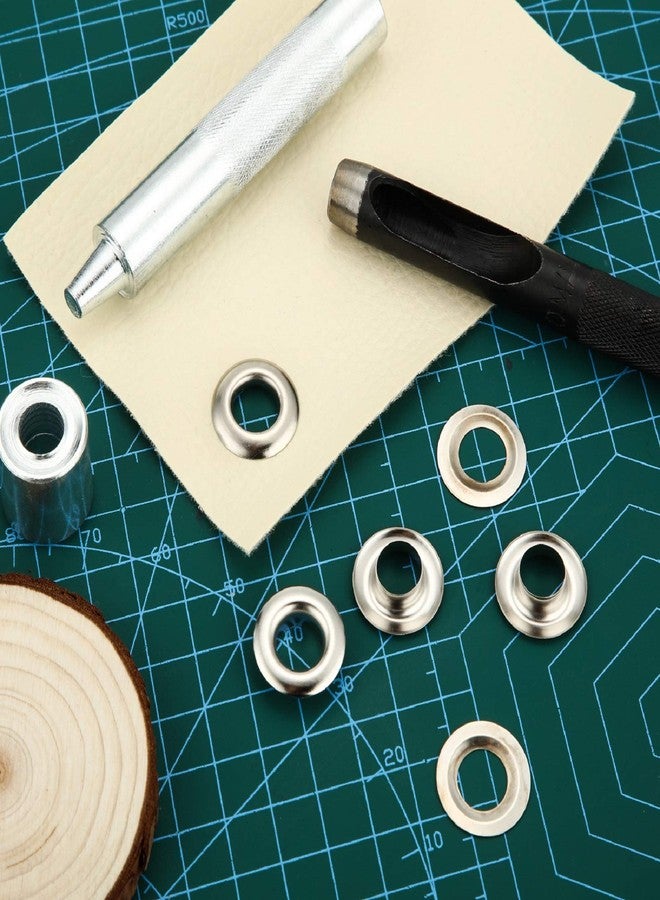 Pangda 100 Sets Grommet Eyelets Kit With Setting Tool and Storage Box for Fabric, Tarps, Curtains - Image 5