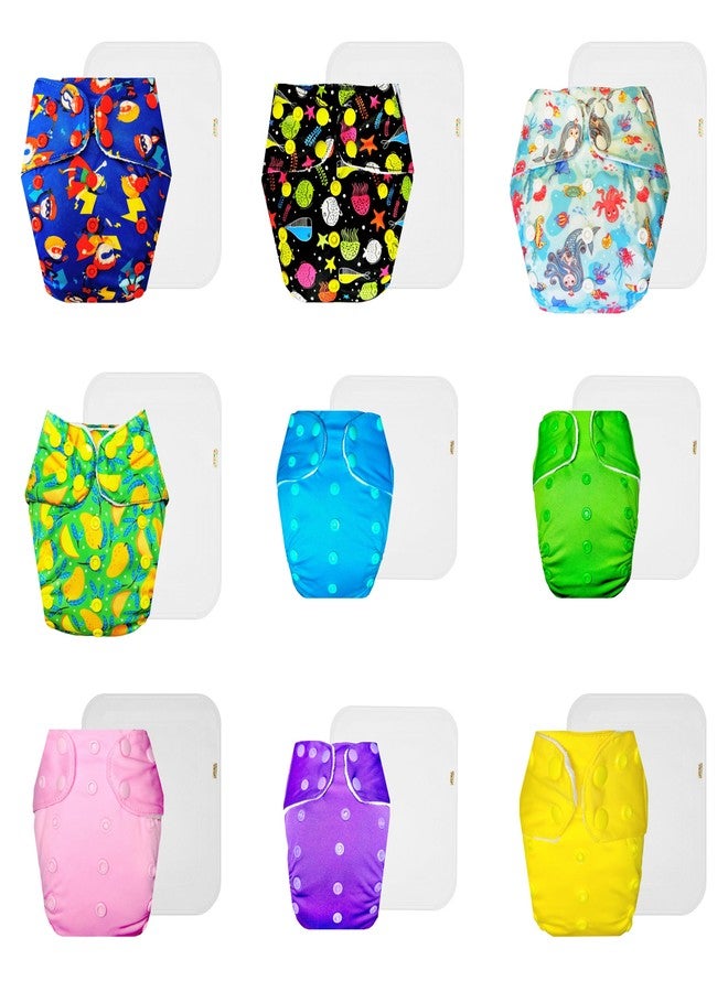 حفاضات دمبلدو القماشية الممتازة مع حشوة قطنية (عبوة من 9 قطع) | شعور بالجفاف والراحة | تهوية جيدة | أزرار كبس قابلة للتعديل | تغيير حفاضات بدون قلق | من 3 أشهر إلى 3 سنوات | للجنسين - Image 1