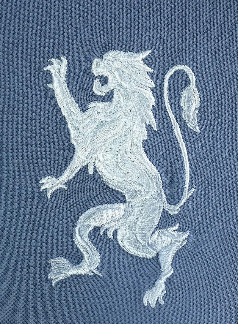 GIORDANO  Women's Cotton Lycra 3D Lion Embroidery Polo for Women | Best Price UAE