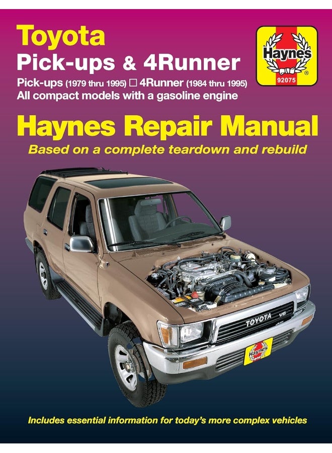 Cengage Learning Toyota Pick-Ups 1979-95 & 4Runner 1984-95 