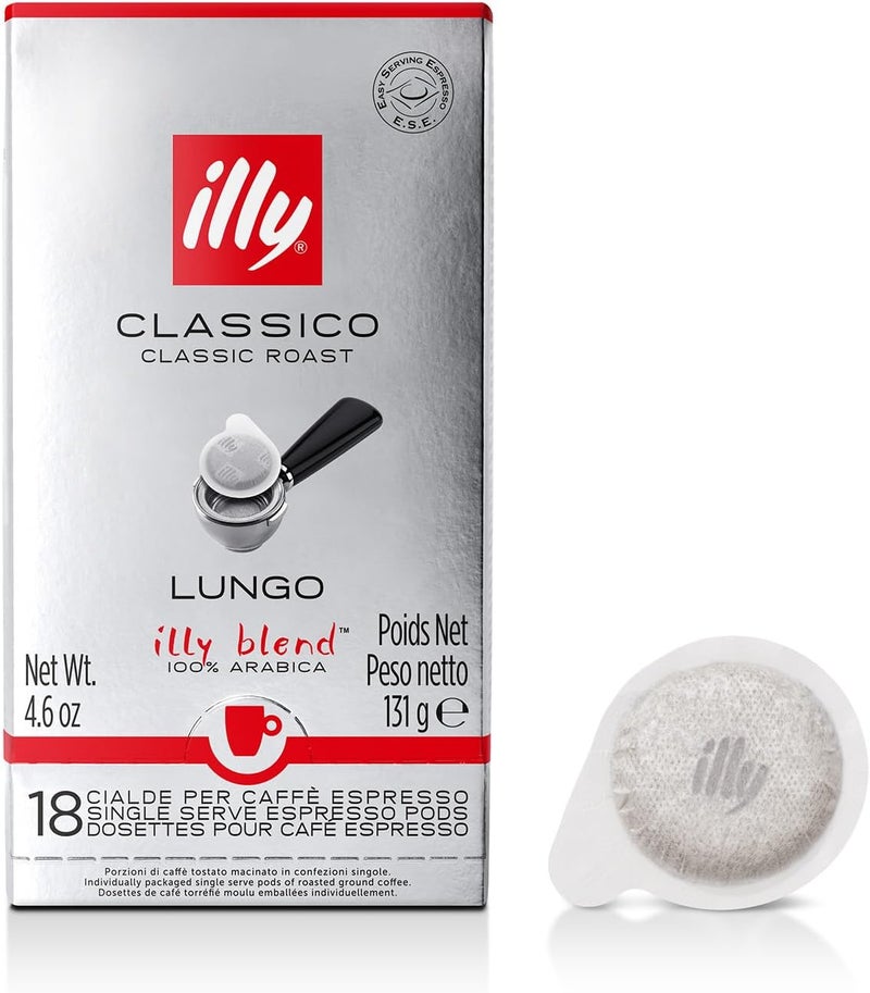 illy Classico Lungo Medium Roast Coffee Pods - Image 1