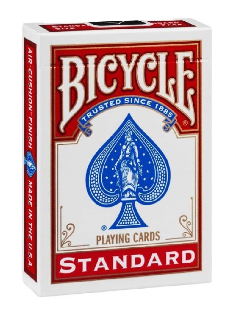 Dubkart Bicycle Standard Index Playing Cards Red - Image 1