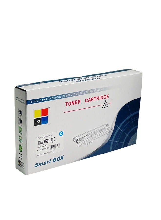 HD TONER HD 117A CYAN TONER Laser Cartridge - Image 1