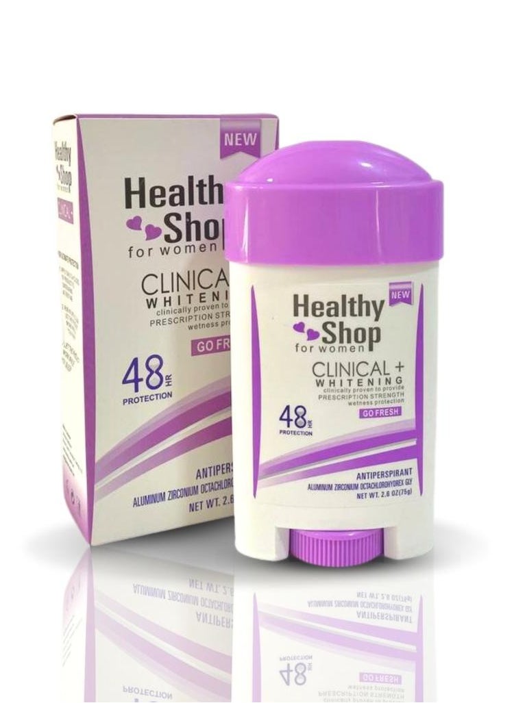 Healthy shop - Antiperspirant Deodorant to eliminate odors and whiten the underarm area 75 G GO FRESH - Image 1
