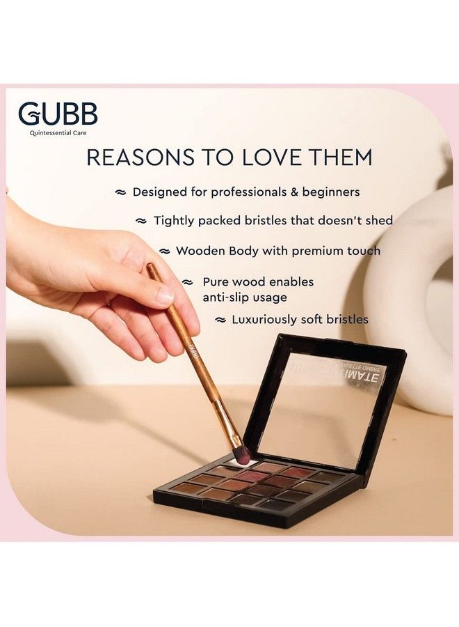 Gubb Eye Liner And Eyeshadow Brush Brown Pack Of 2 Gubbbk6715 - Image 4