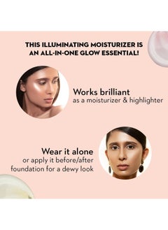 SUGAR Cosmetics Bling Leader Illuminating Moisturizer 01 Gold Diggin' Warm Gold Highlighter with Pearl Finish Lightweight Moisturizer and Highlighter, Protects against Pollution, Multi  - Image 4
