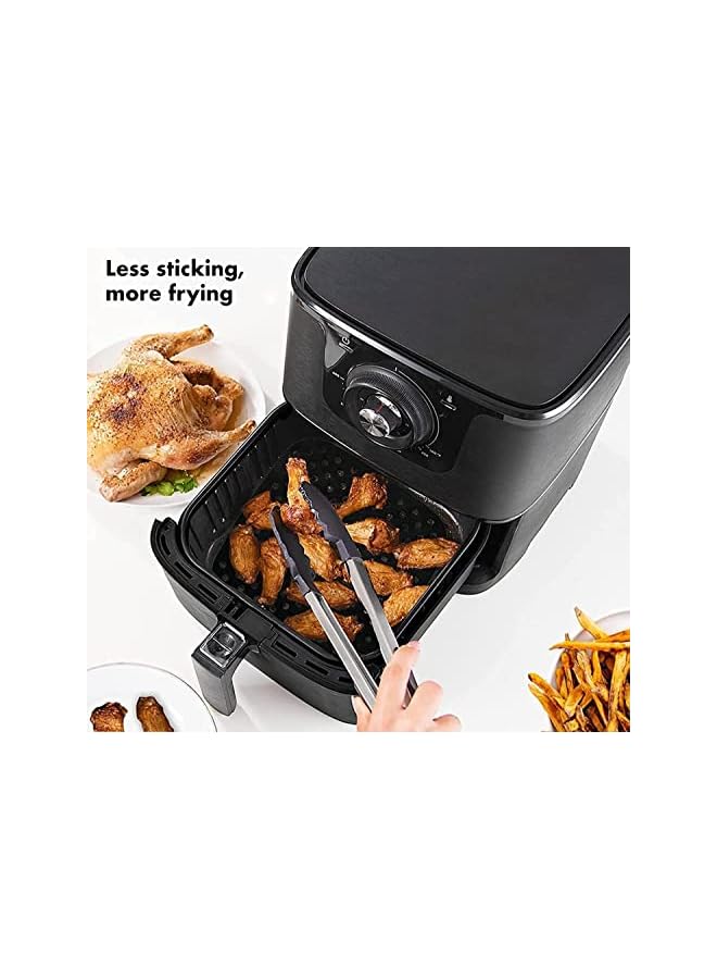 Raxoom Pack Non Stick Silicone Air Fryer Mats, Reusable Air Fryer Liners, Air Fryer Accessories, 100% Food Grade Silicone, Easy Clean Air Fryer Accessories, for Air Fryer Basket and More - Image 3