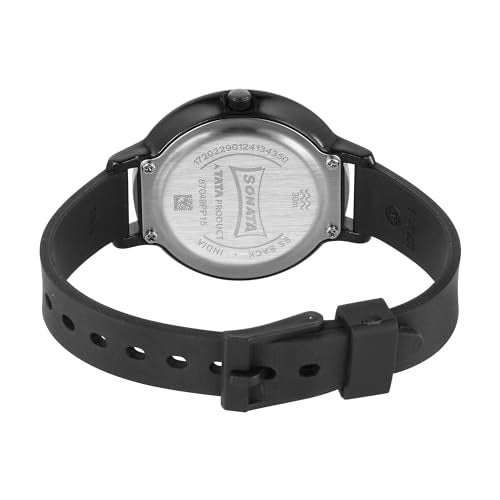 Sonata Splash Quartz Analog Grey Dial Plastic Strap Watch for Women_87049PP15W - Image 4