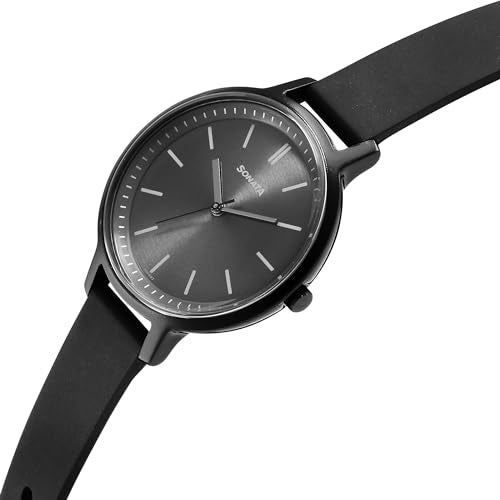 Sonata Splash Quartz Analog Grey Dial Plastic Strap Watch for Women_87049PP15W - Image 2