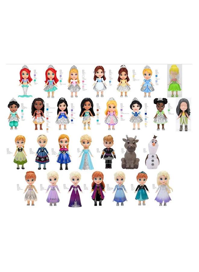 ديزني Dprincess Mini Toddler D100 3 Inch - Tinker Bell