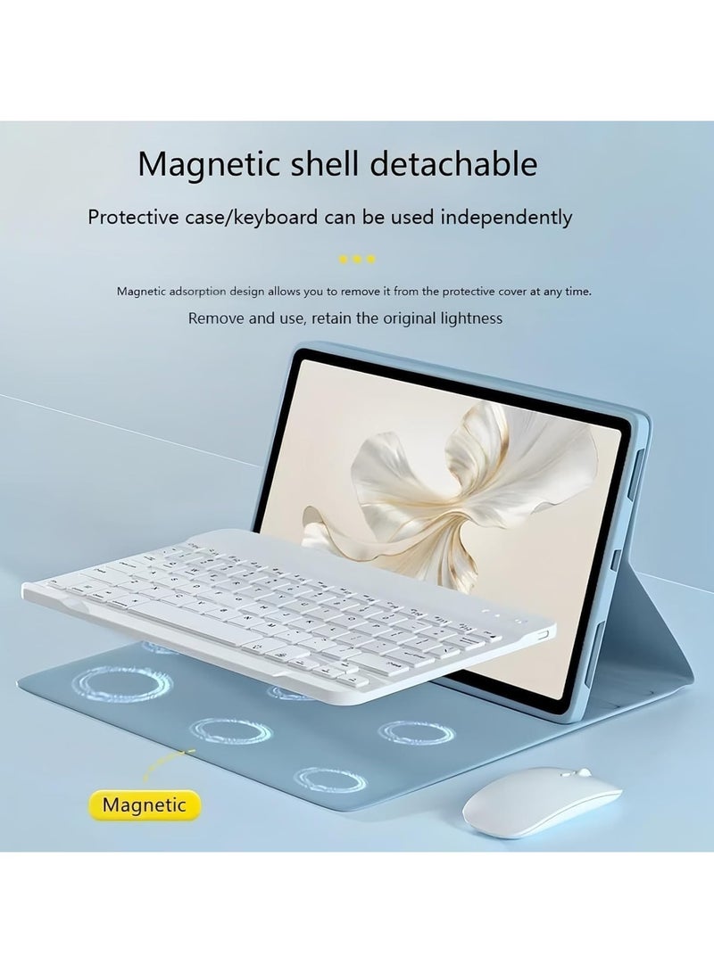 General Arabic and English Backlit Keyboard Case for Honor Pad X9a 11.5’ 2025 with Removable Wireless Bluetooth Keyboard and Bluetooth Mouse Slim Case  - Image 2