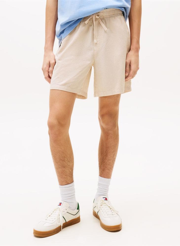 TOMMY JEANS Seersucker Beach Shorts  - Image 1