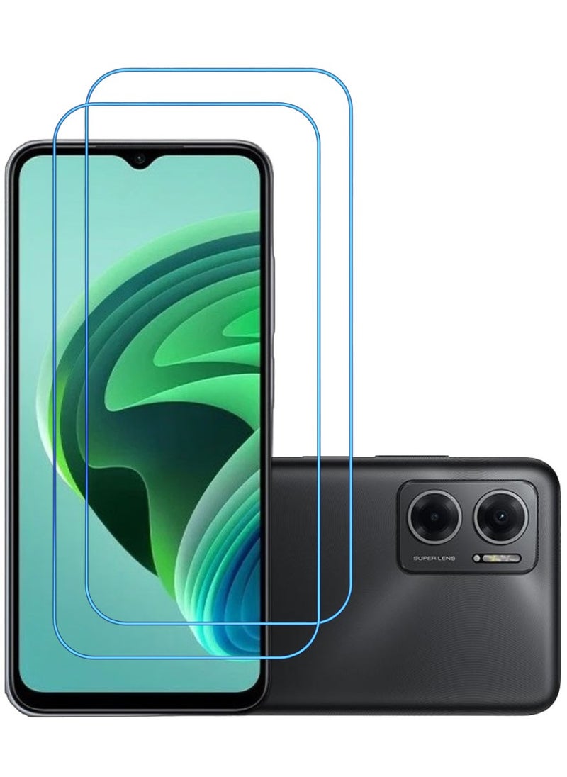 ACLIX 2 Pieces Antistatic ESD Dustproof Premium Quality High Definition Clear Tempered Glass Screen Protector Designed For Xiaomi Redmi Note 11E - Image 1