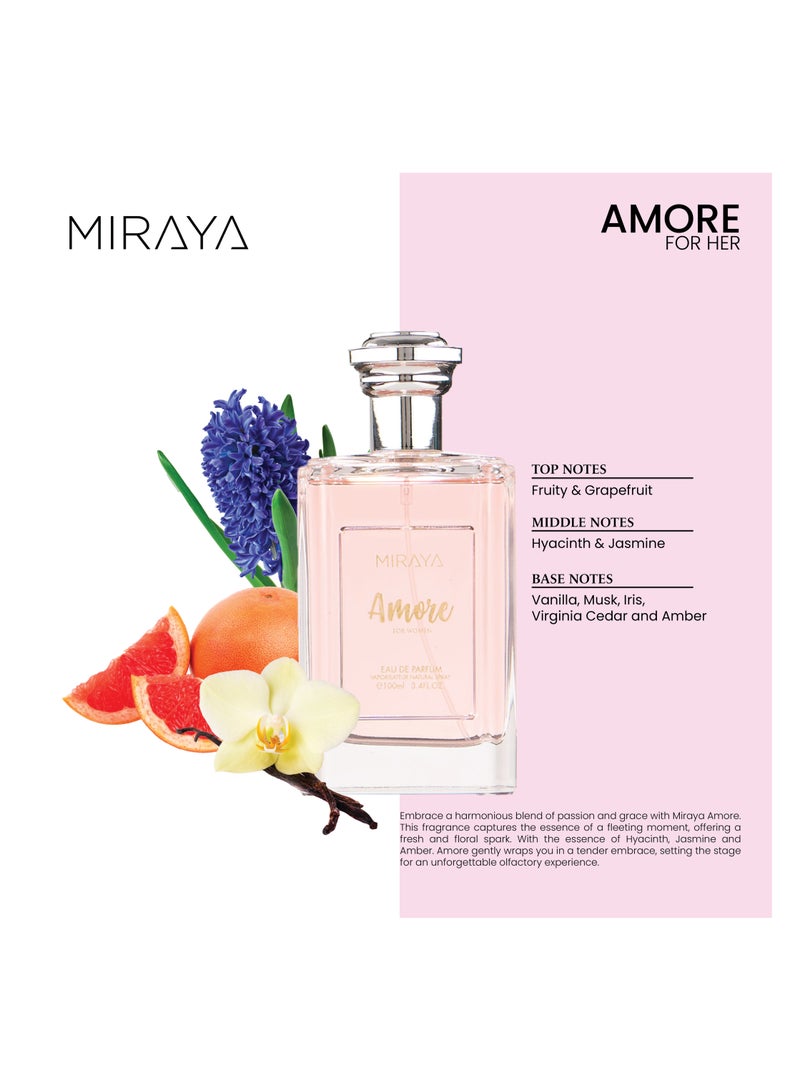 Miraya Miraya Amore Fragrance for Women - 100 ml - Image 5