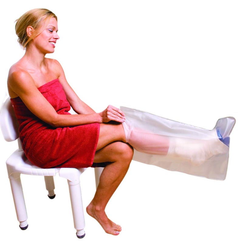 Carex EZ Stretch Cast Cover and Cast Protector for Shower Waterproof Cast Cover Leg