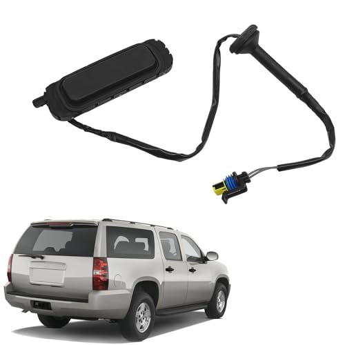 NOTISH 15106857 Rear Liftgate Release Switch Button, Hatch Button Trunk Latch Compatible with 2007-2014 Chevrolet Suburban 1500 2500 Tahoe Cadillac Escalade ESV GMC Yukon XL Replace Part # 901-156 - Image 1