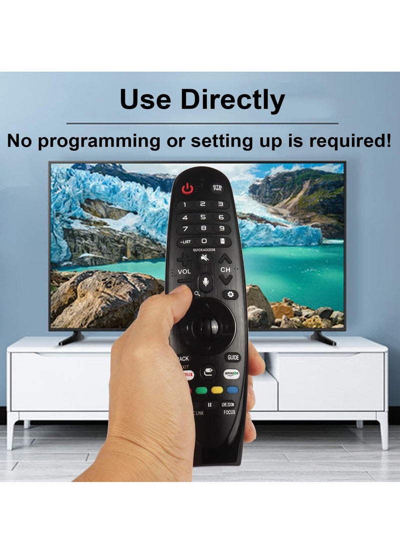 ELTRAZONE "New Replacement IR Remote Control AN-MR650A AKB75075301 for LG Smart TV 55UJ6540-UB, 43UJ634V, 55SJ8500-UB, 60SJ8000, 43UJ6500-UB, 65UJ7700, 43UJ654T, 55SJ800, 60SJ8500 – Magic Pointer Function (No Voice) [With Battery]" - Image 3